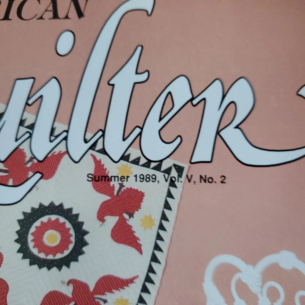 American Quilter Vintage 1990's Magazine lot of 9 with patterns